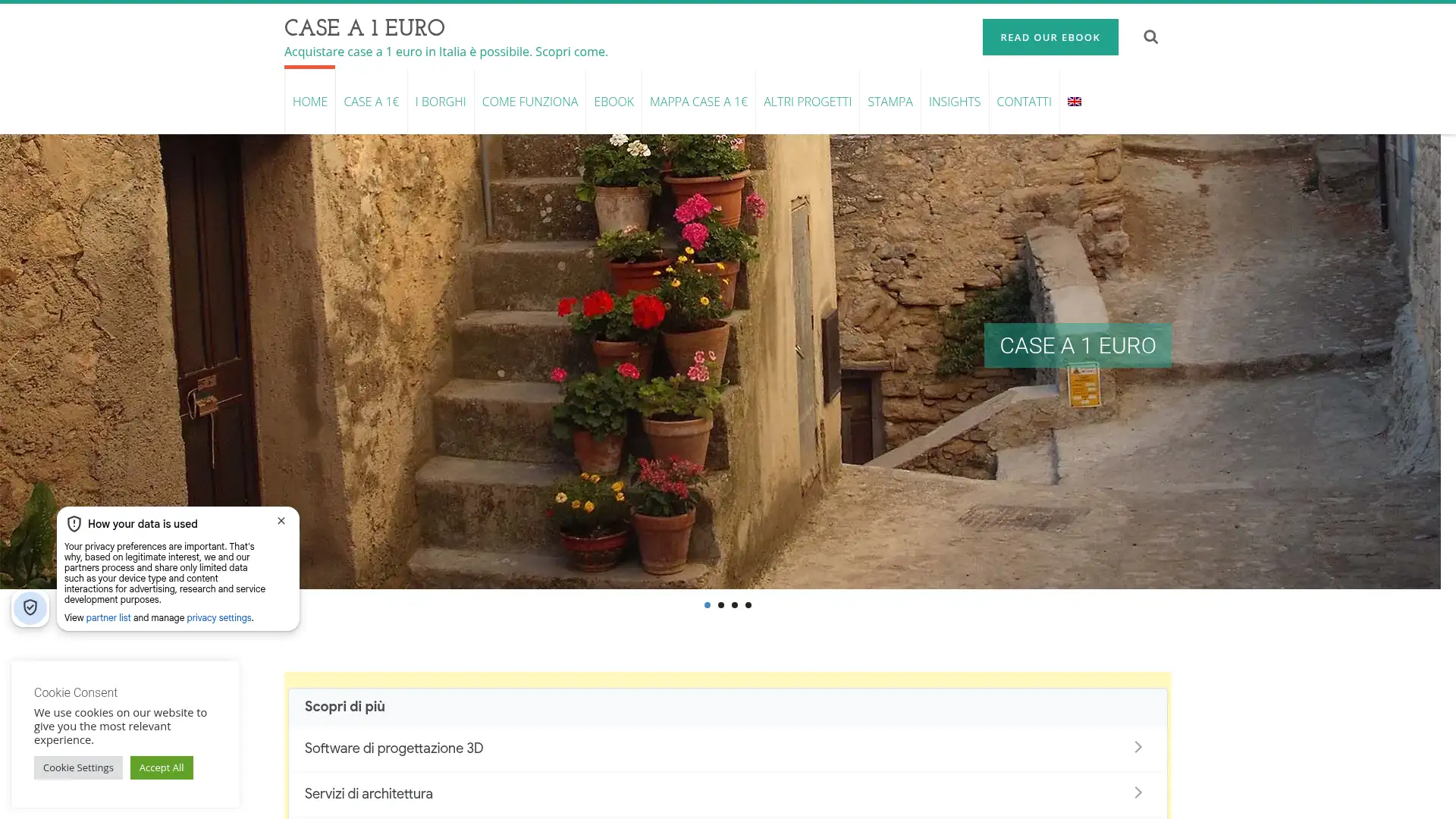 casea1euro.it screenshot