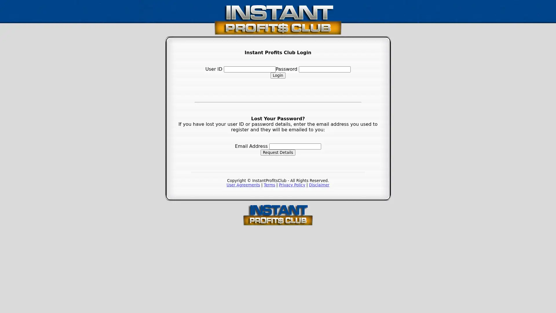 instantprofitsclub.com screenshot
