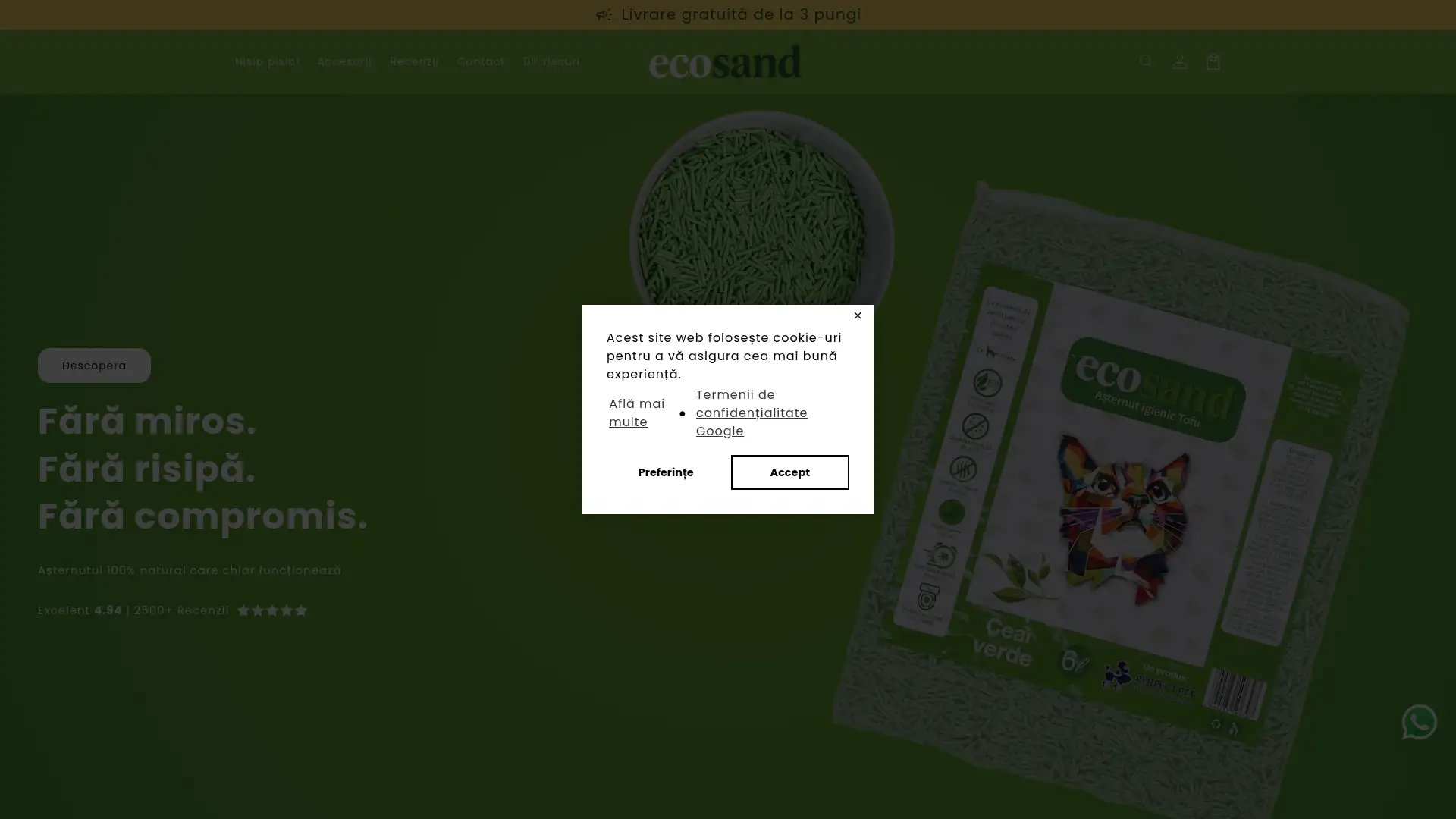 ecosand.ro screenshot