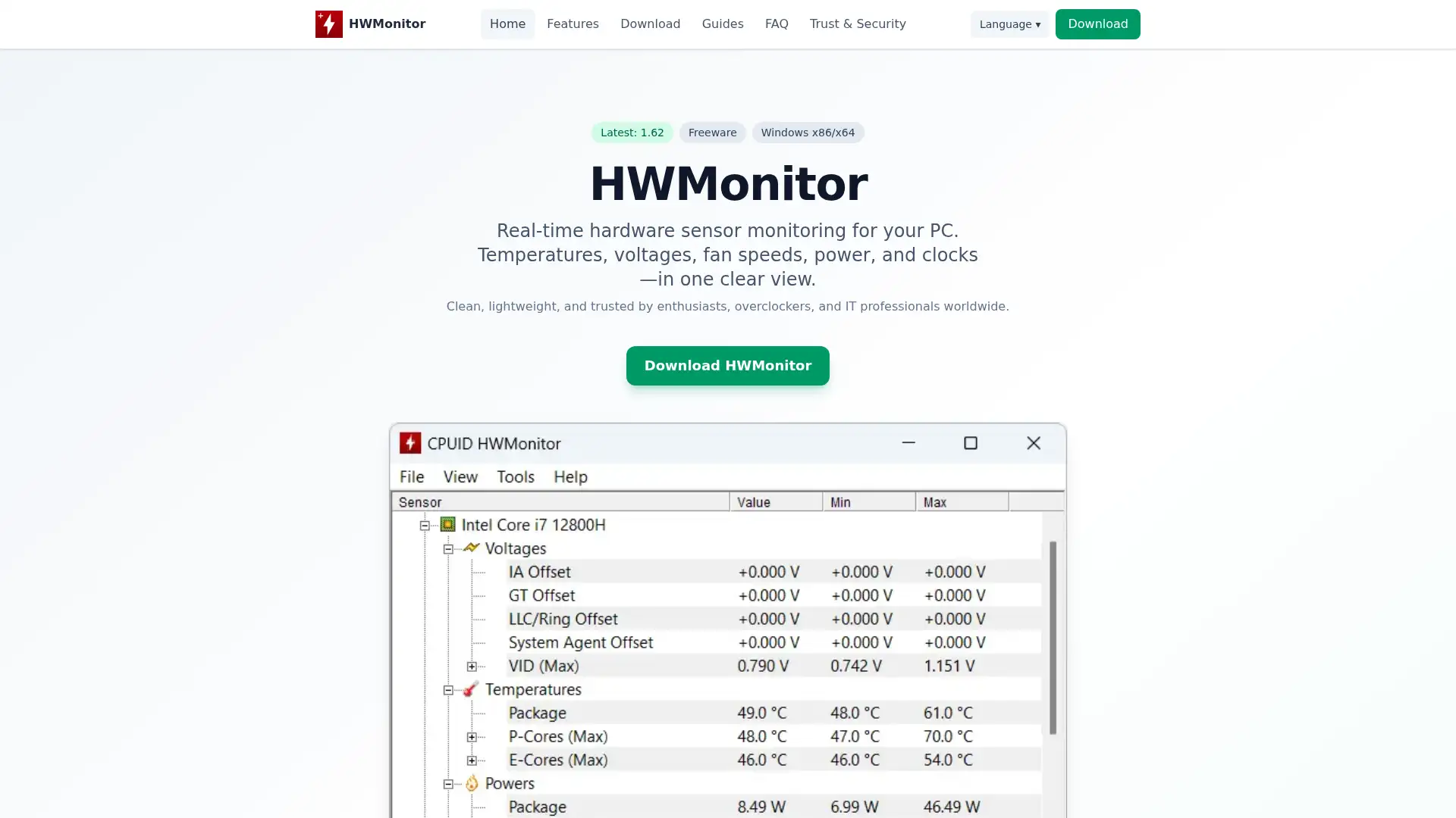 hwmonitor.cc screenshot