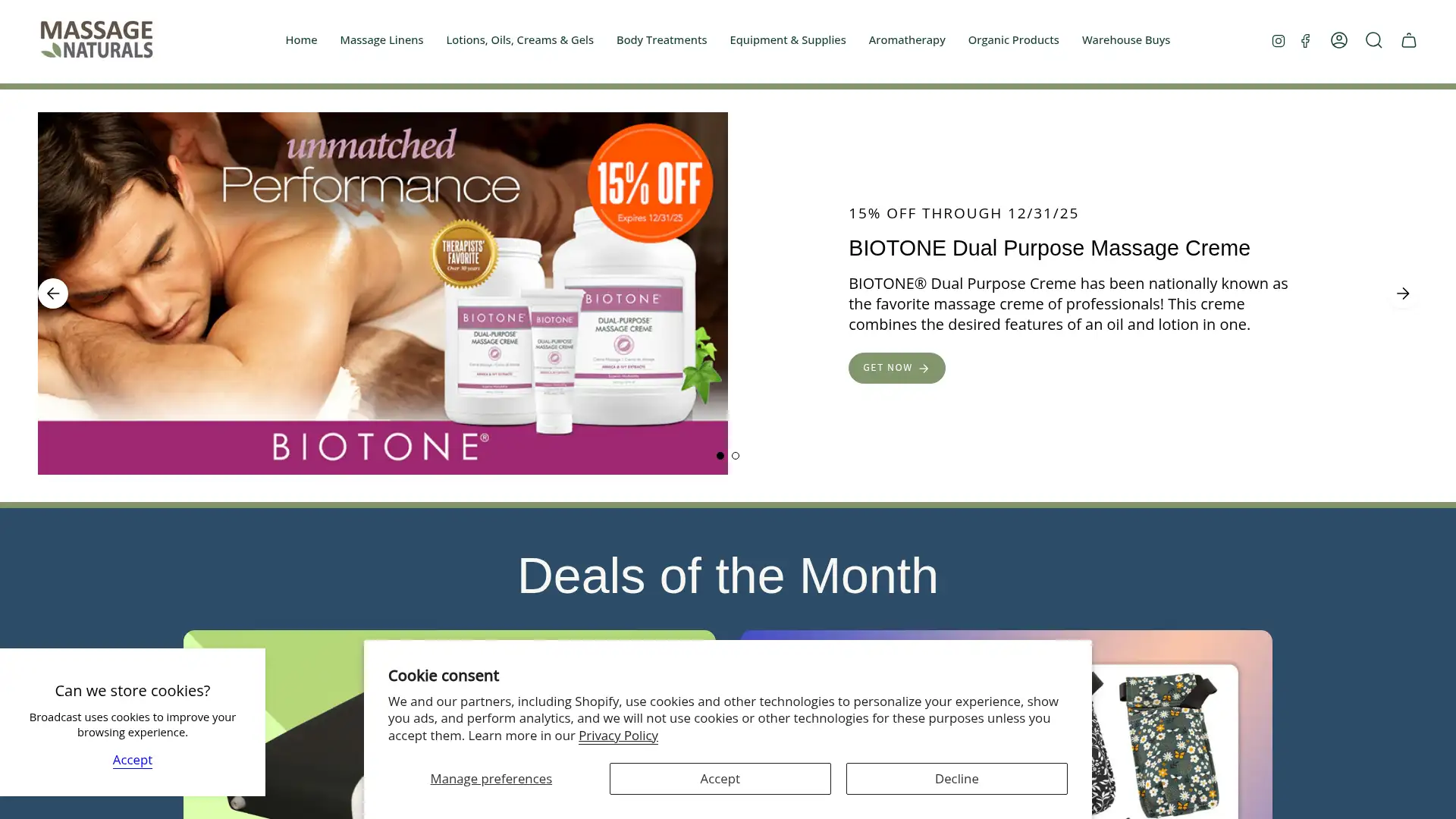 massagenaturals.com screenshot