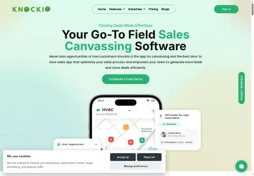 knockio.com screenshot
