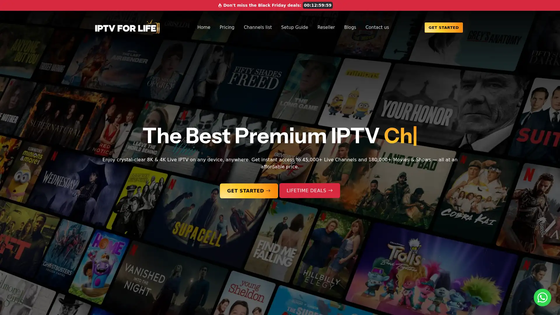 iptvforlifetime.com screenshot