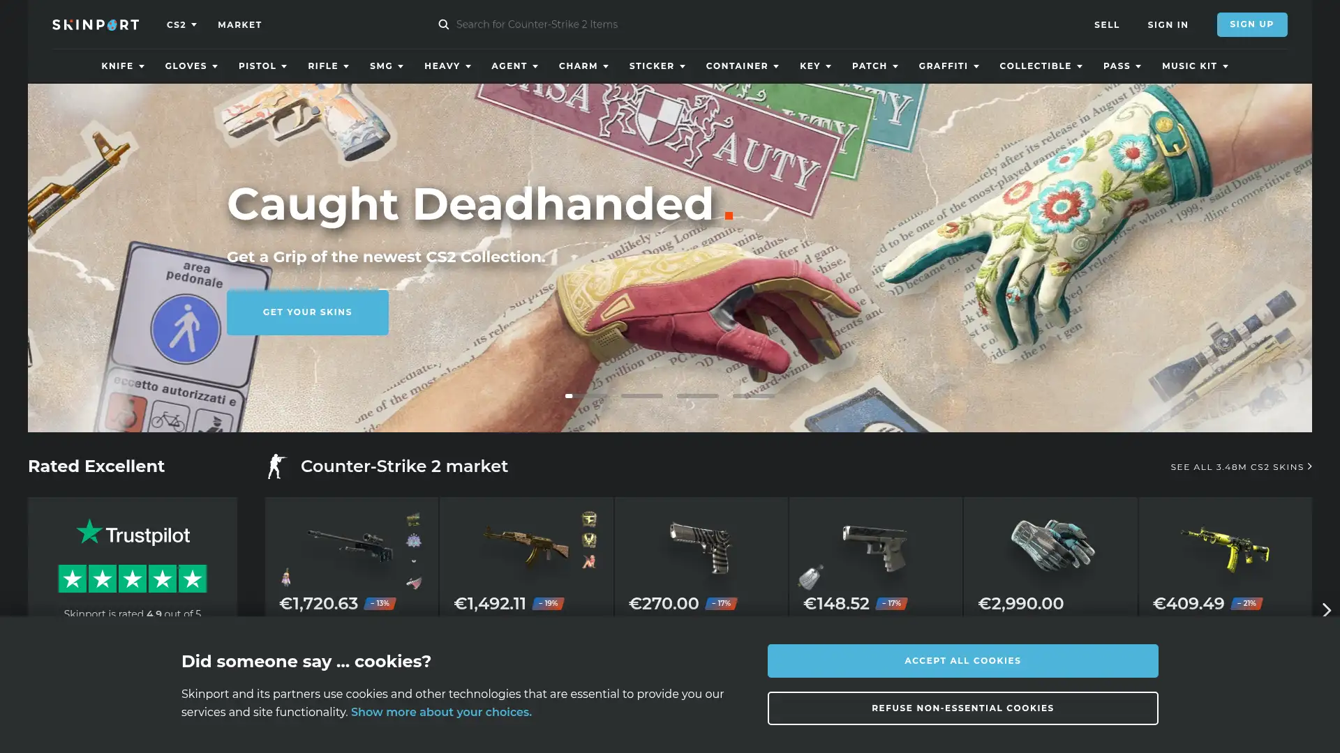 skinport.com screenshot