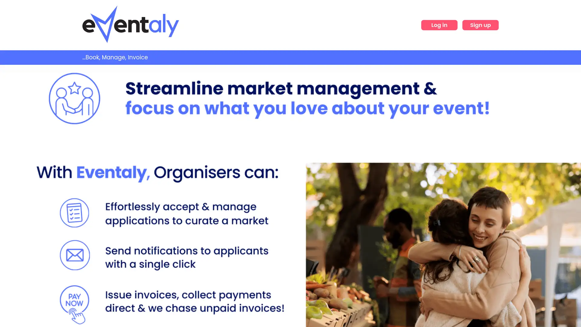 eventaly.com screenshot