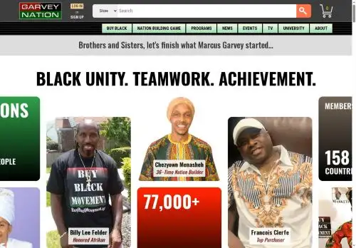 garveynation.com screenshot