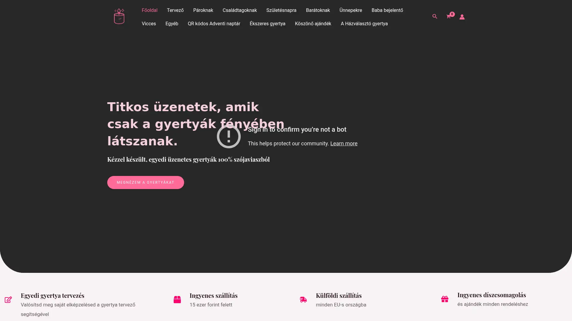 meltmymessage.hu screenshot