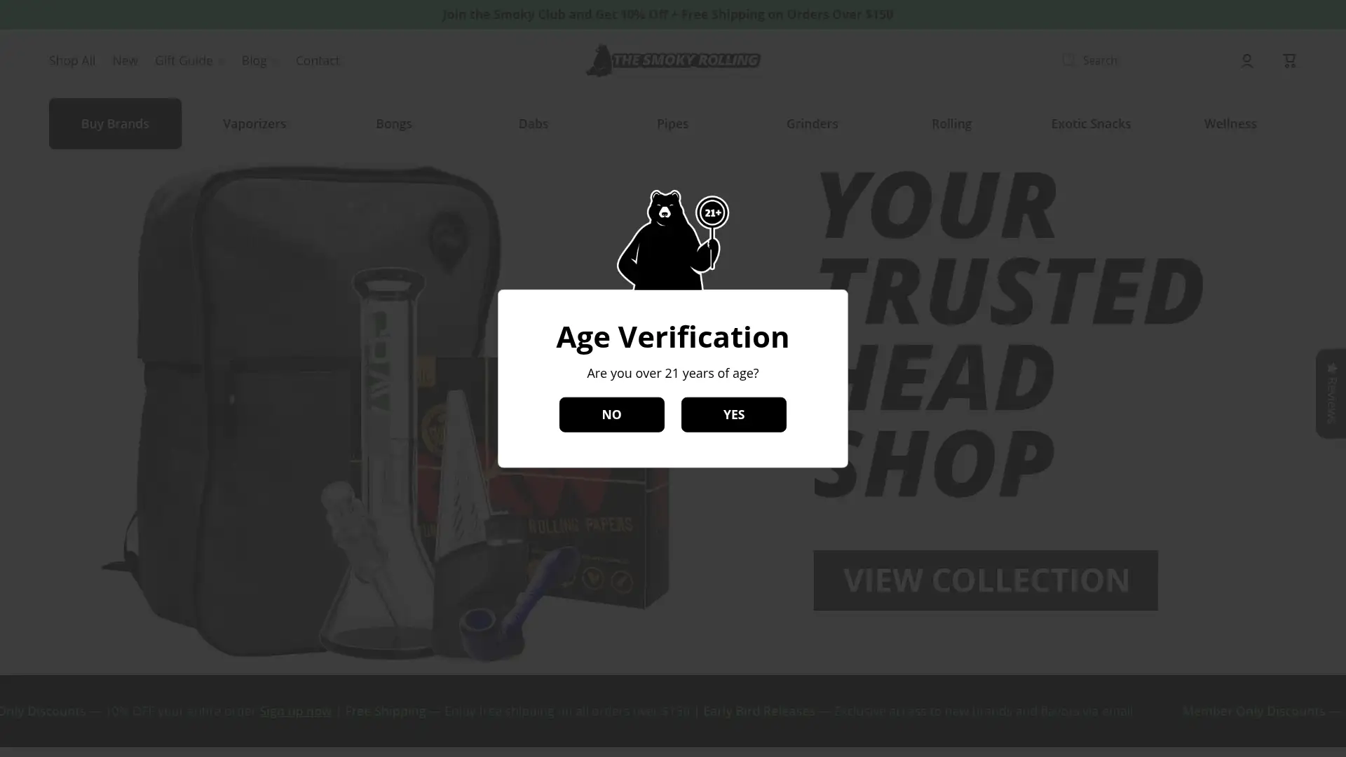 thesmokyrolling.com screenshot