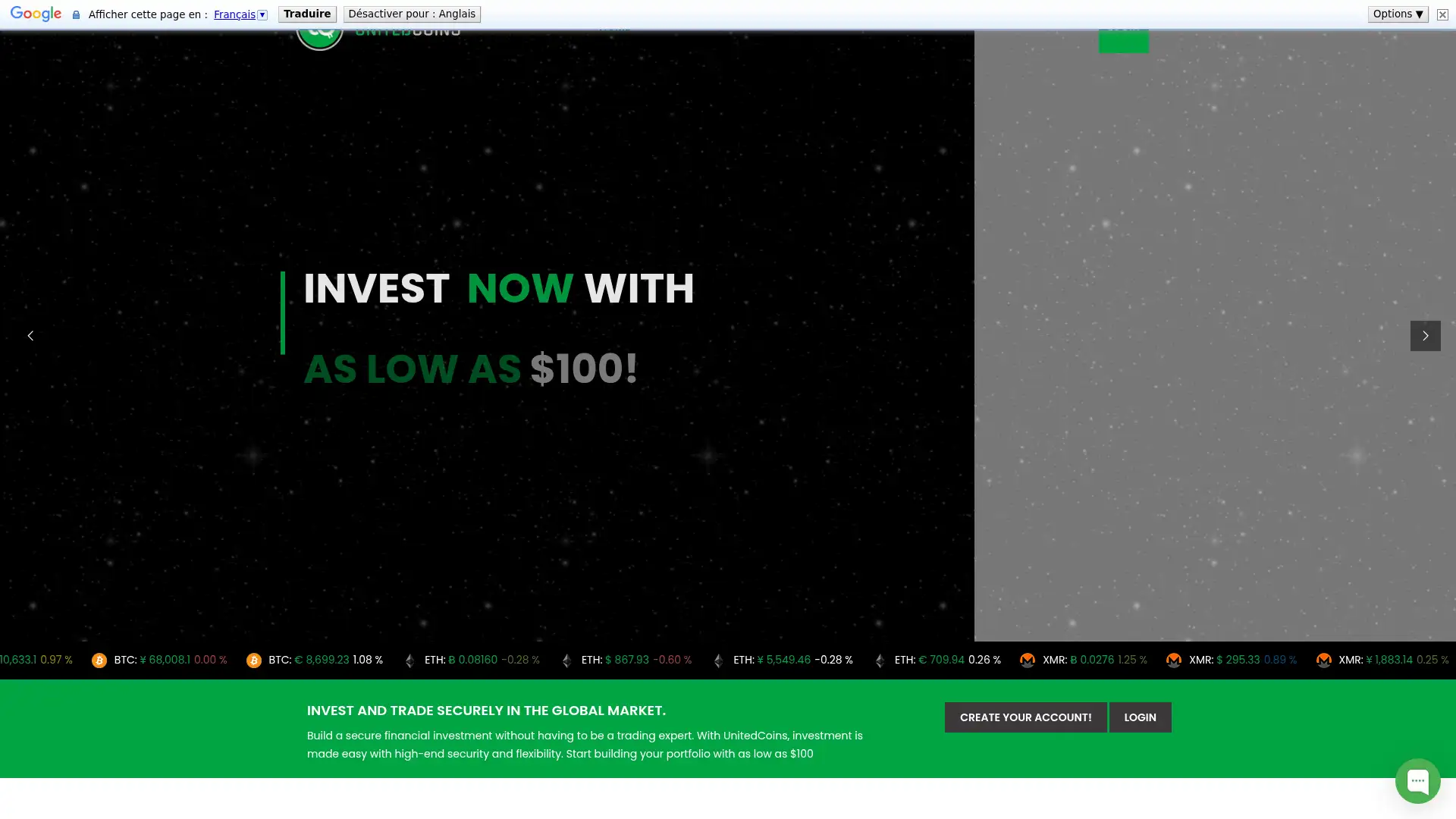 unitedcoins.co screenshot