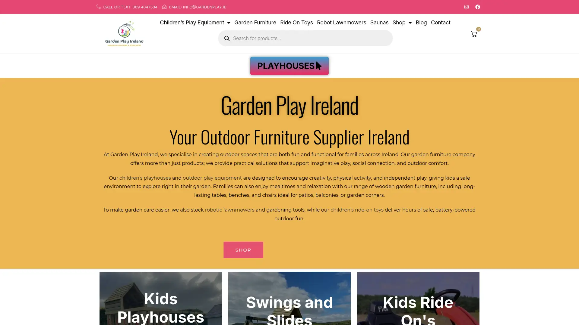 gardenplay.ie screenshot