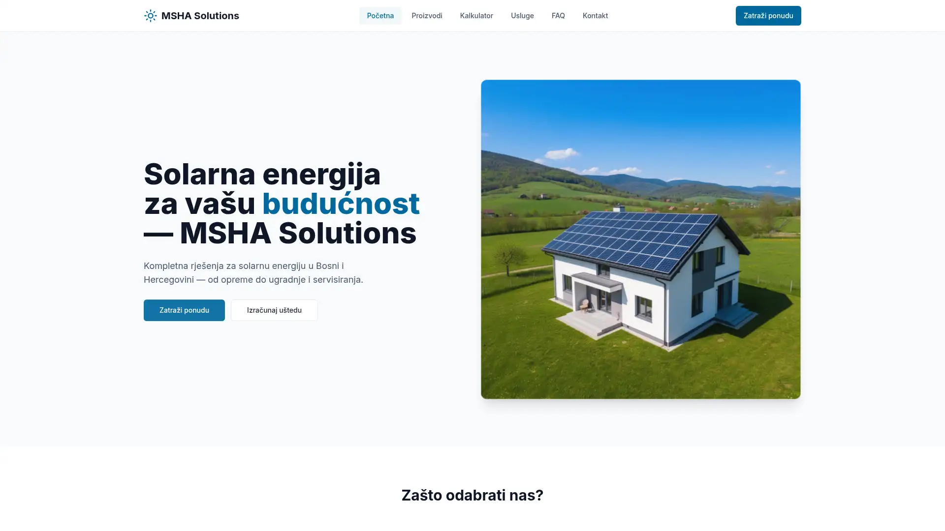 msha.ba screenshot