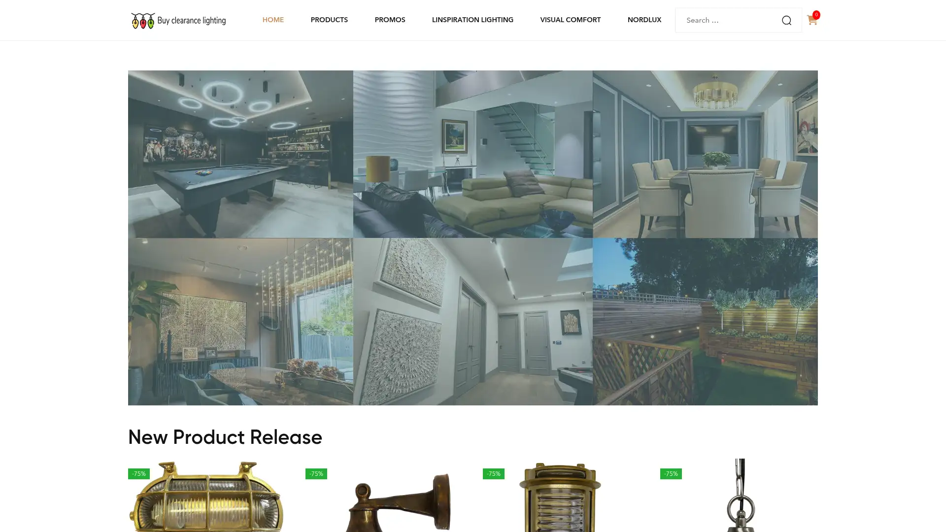 buyclearancelighting.com screenshot