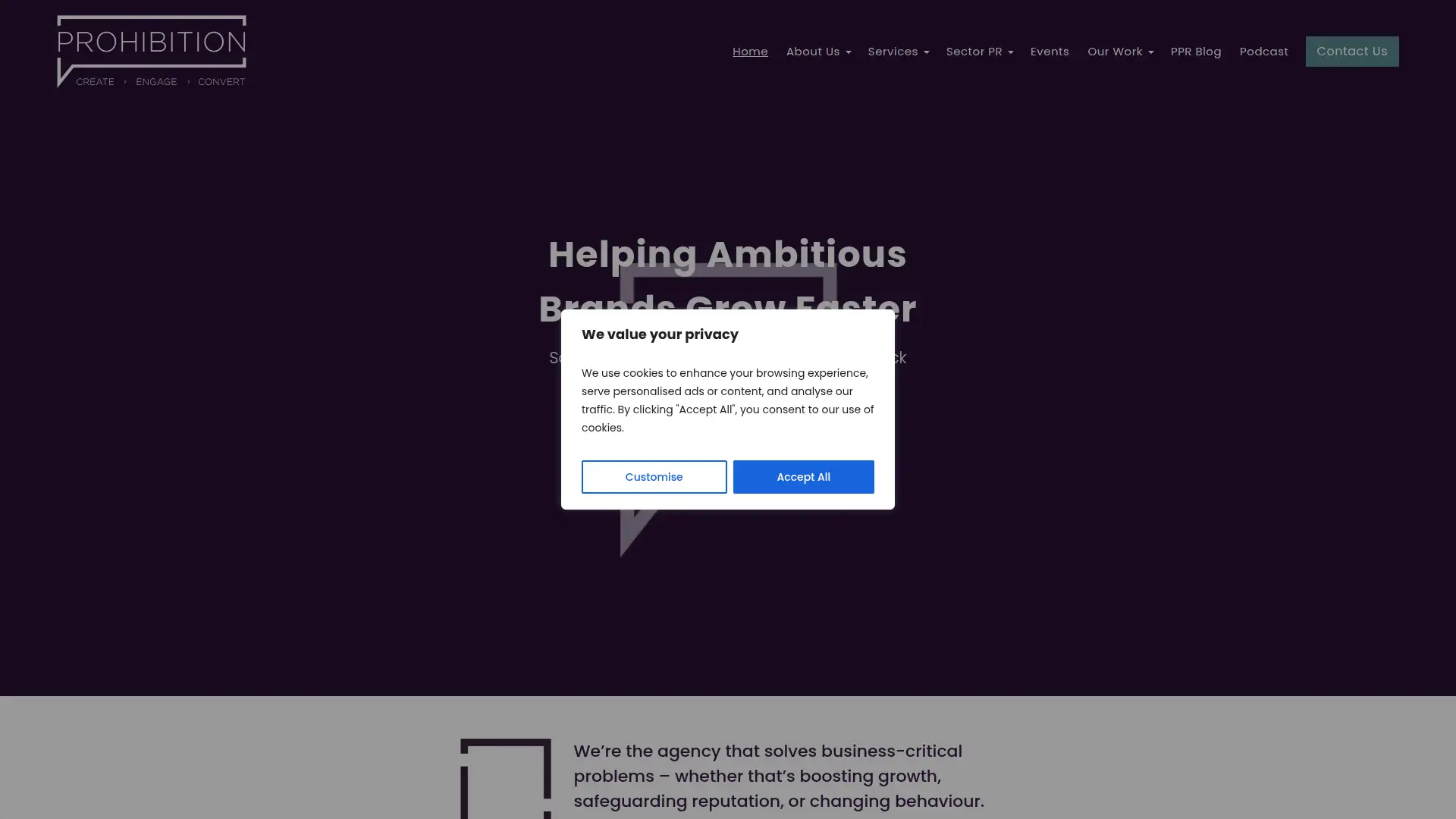 prohibitionpr.co.uk screenshot