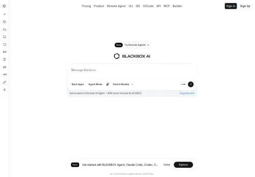 blackbox.ai screenshot