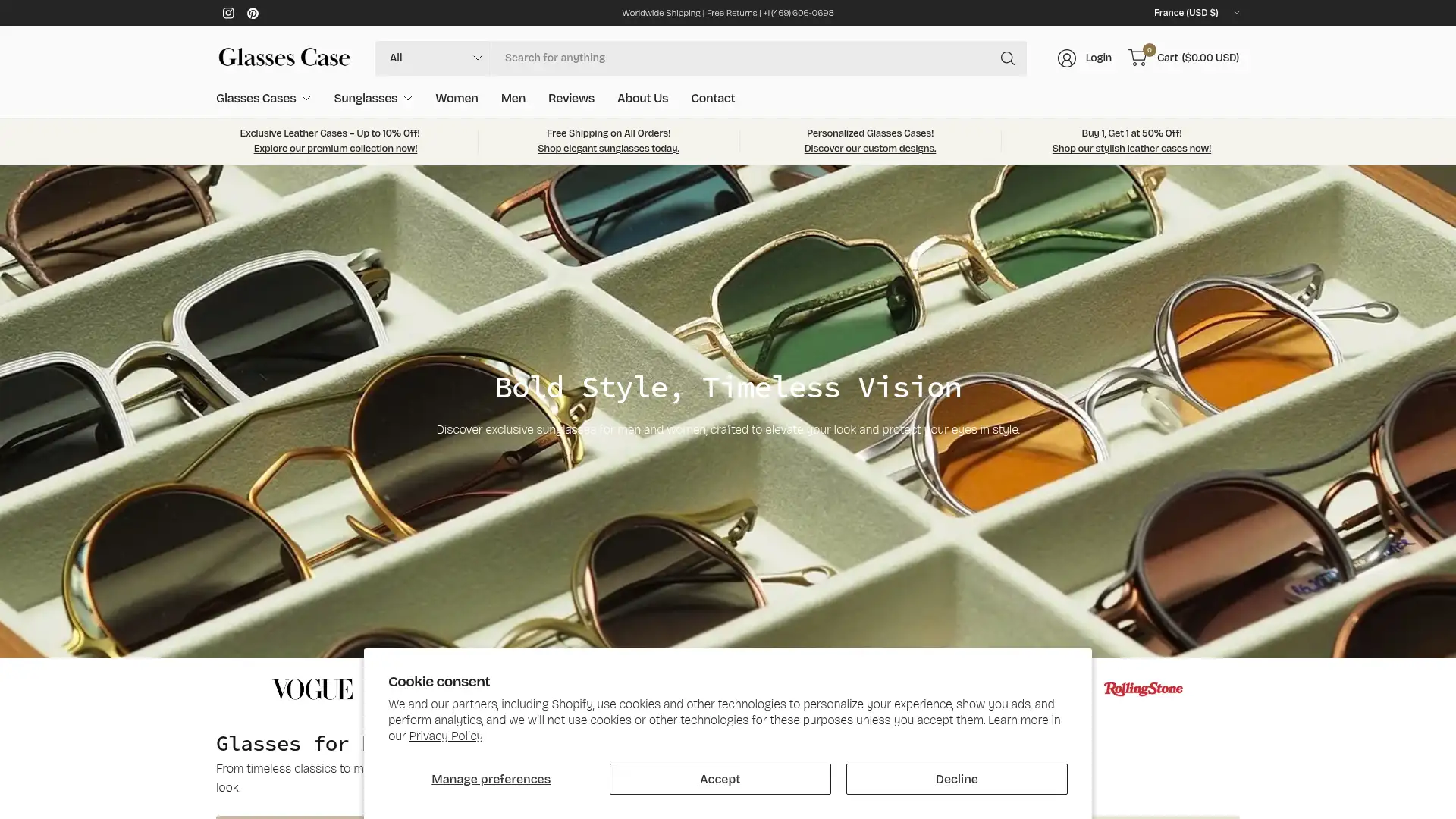 glassescase.co screenshot