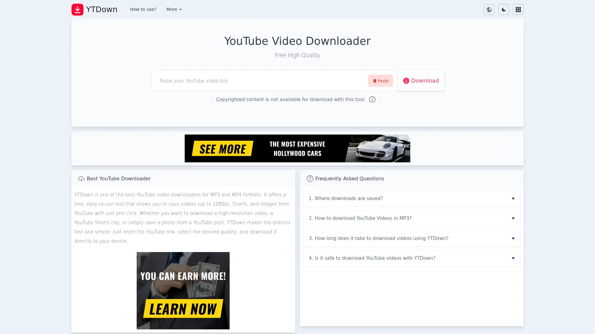app.ytdown.to screenshot