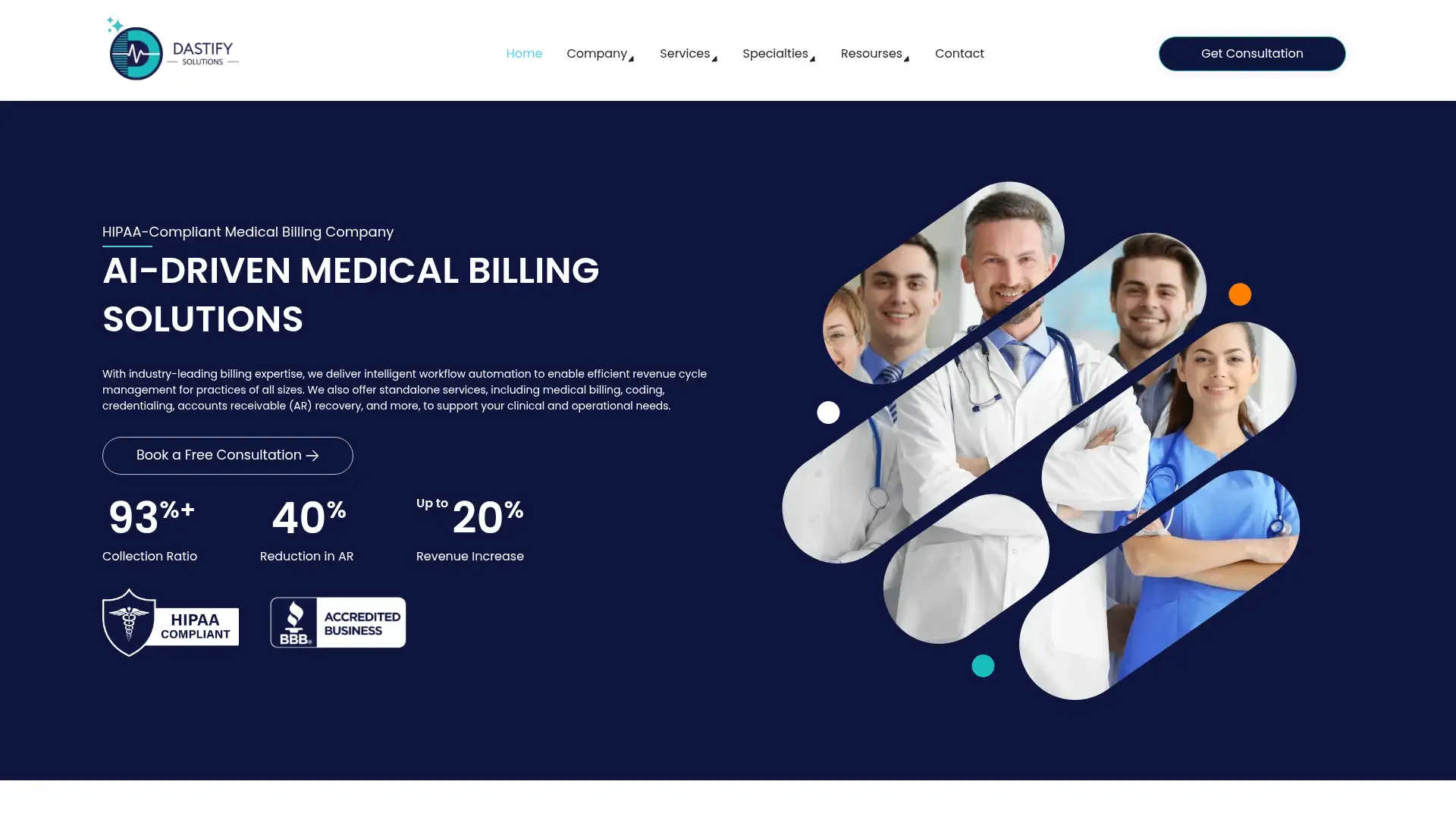 dastifysolutions.com screenshot