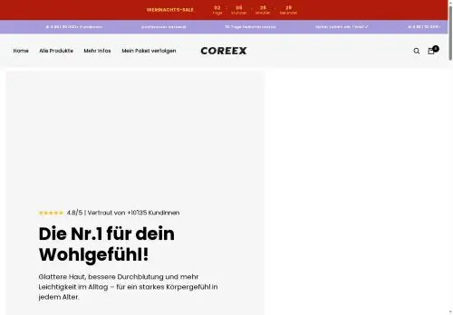 coreex.ch screenshot