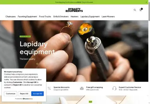 dynastyequipmentsllc.com screenshot