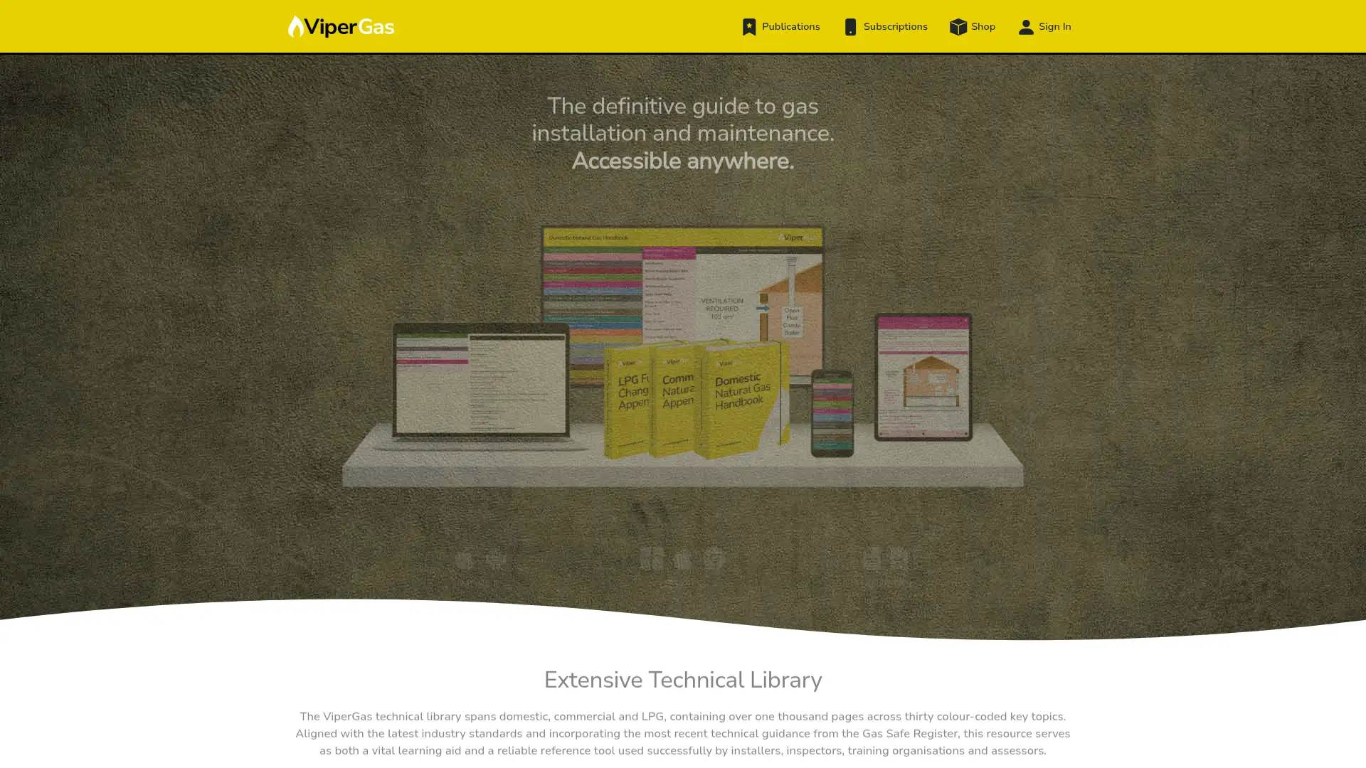 vipergas.co.uk screenshot