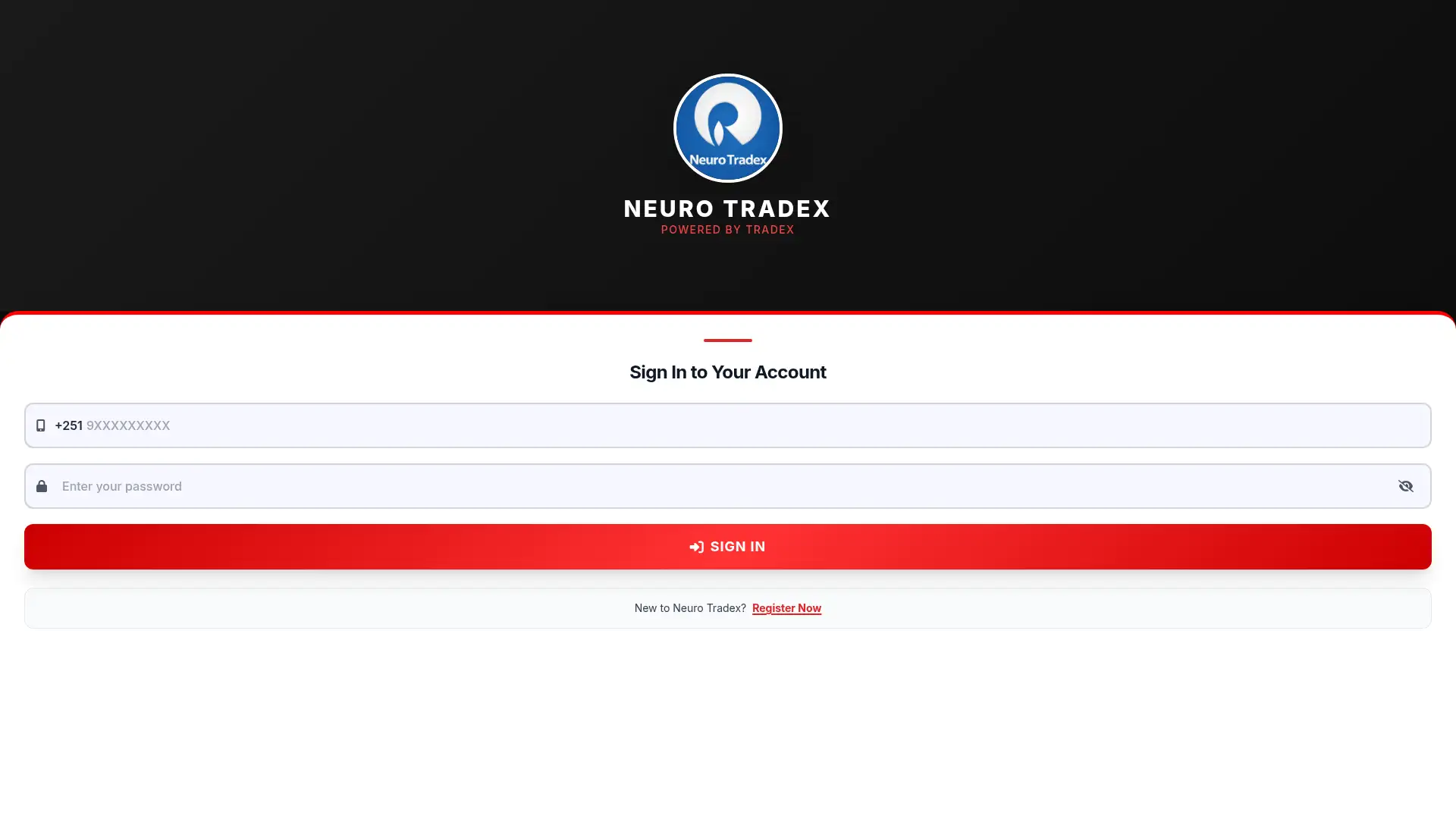 neurotradex.space screenshot