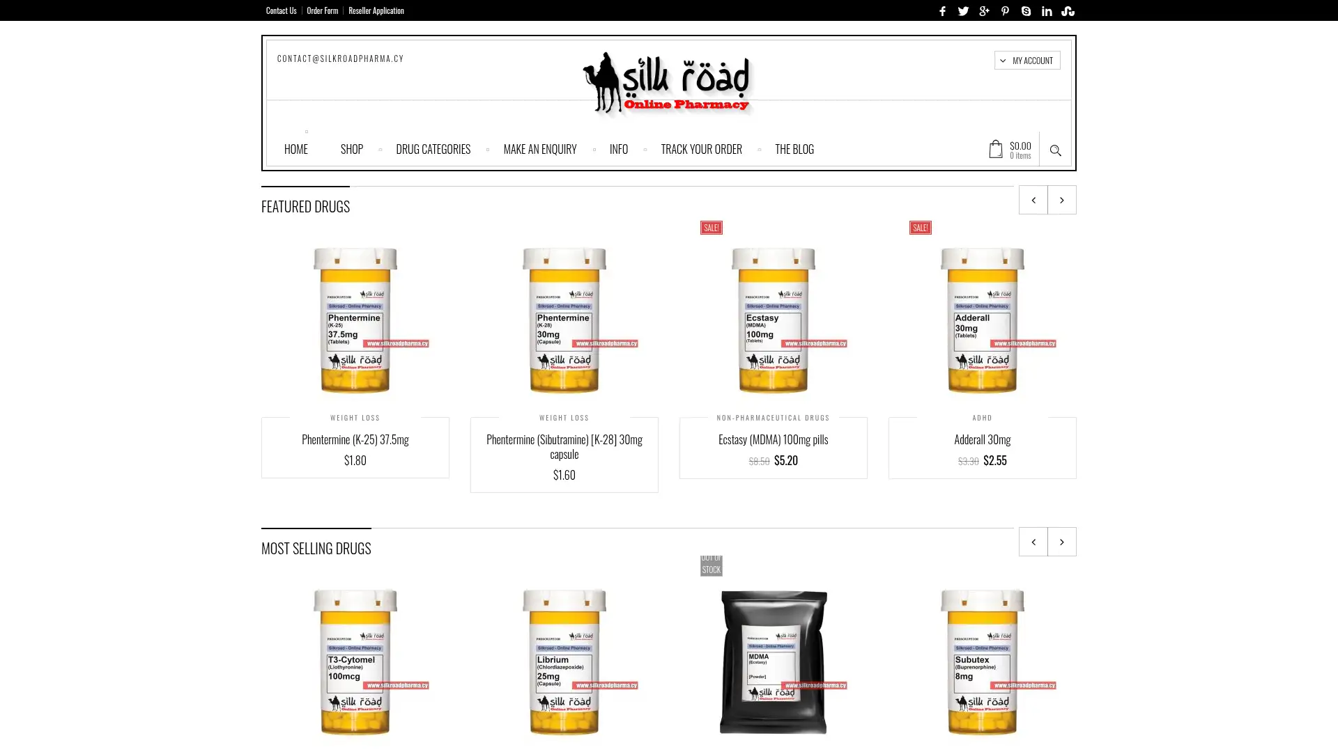 silkroadpharma.cy screenshot