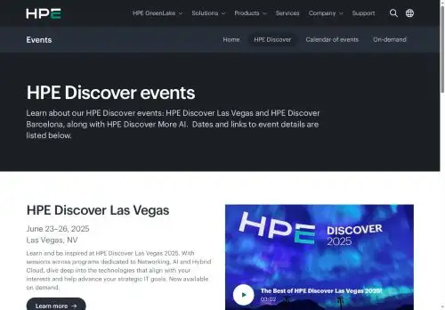 hpe-discover.com screenshot