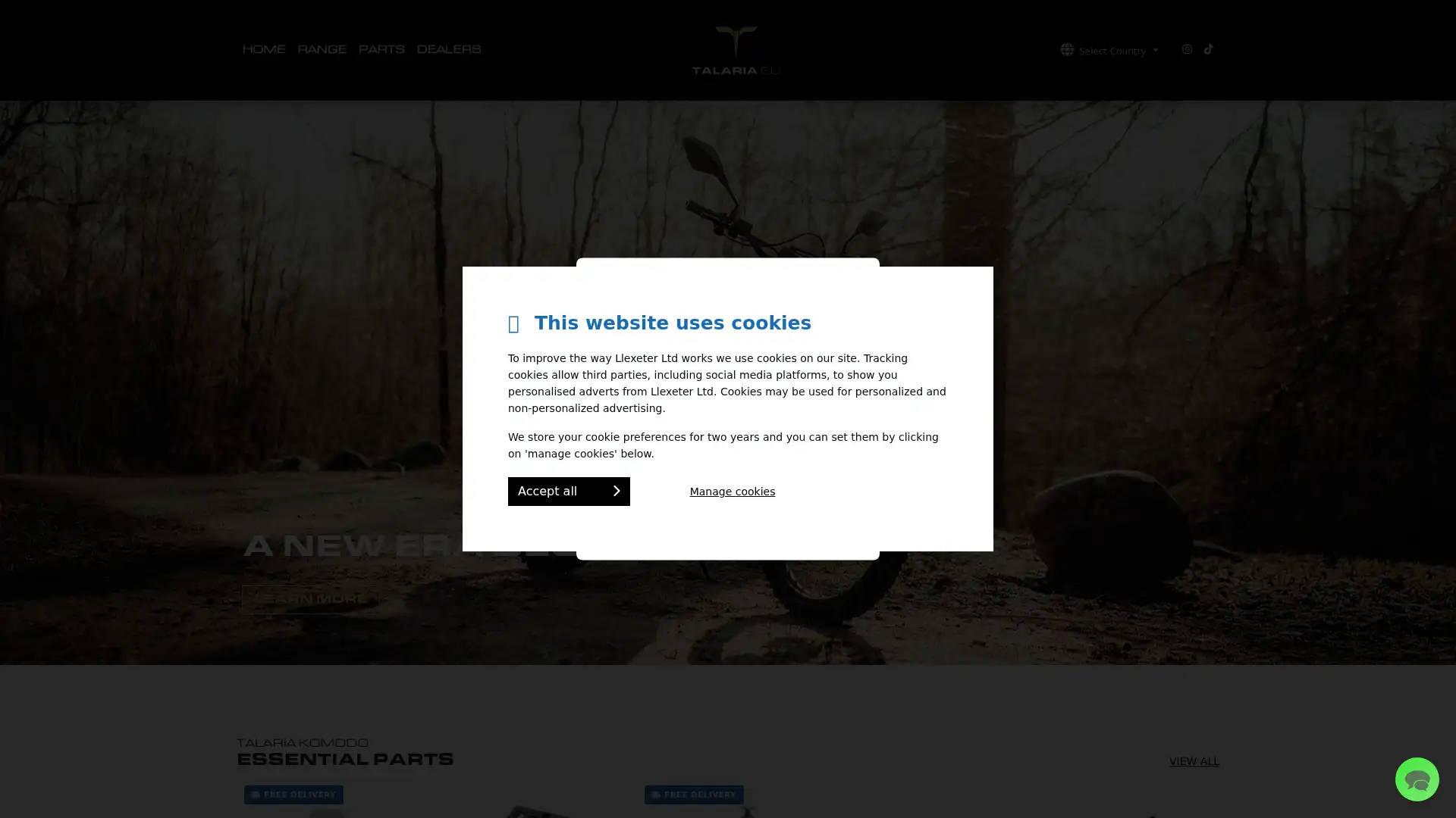 talariaeu.com screenshot