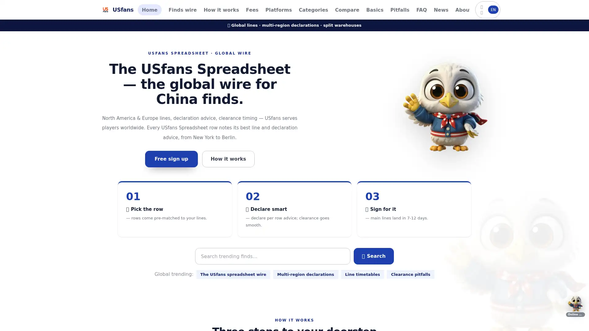 usfans.spreadsheet.tv screenshot