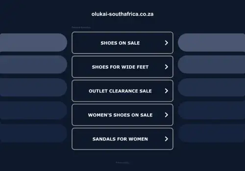 olukai-southafrica.co.za screenshot