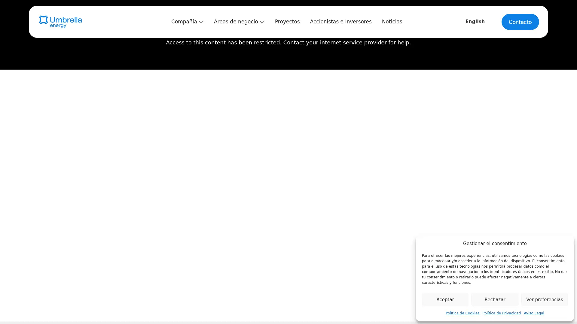 umbrella-e.com screenshot