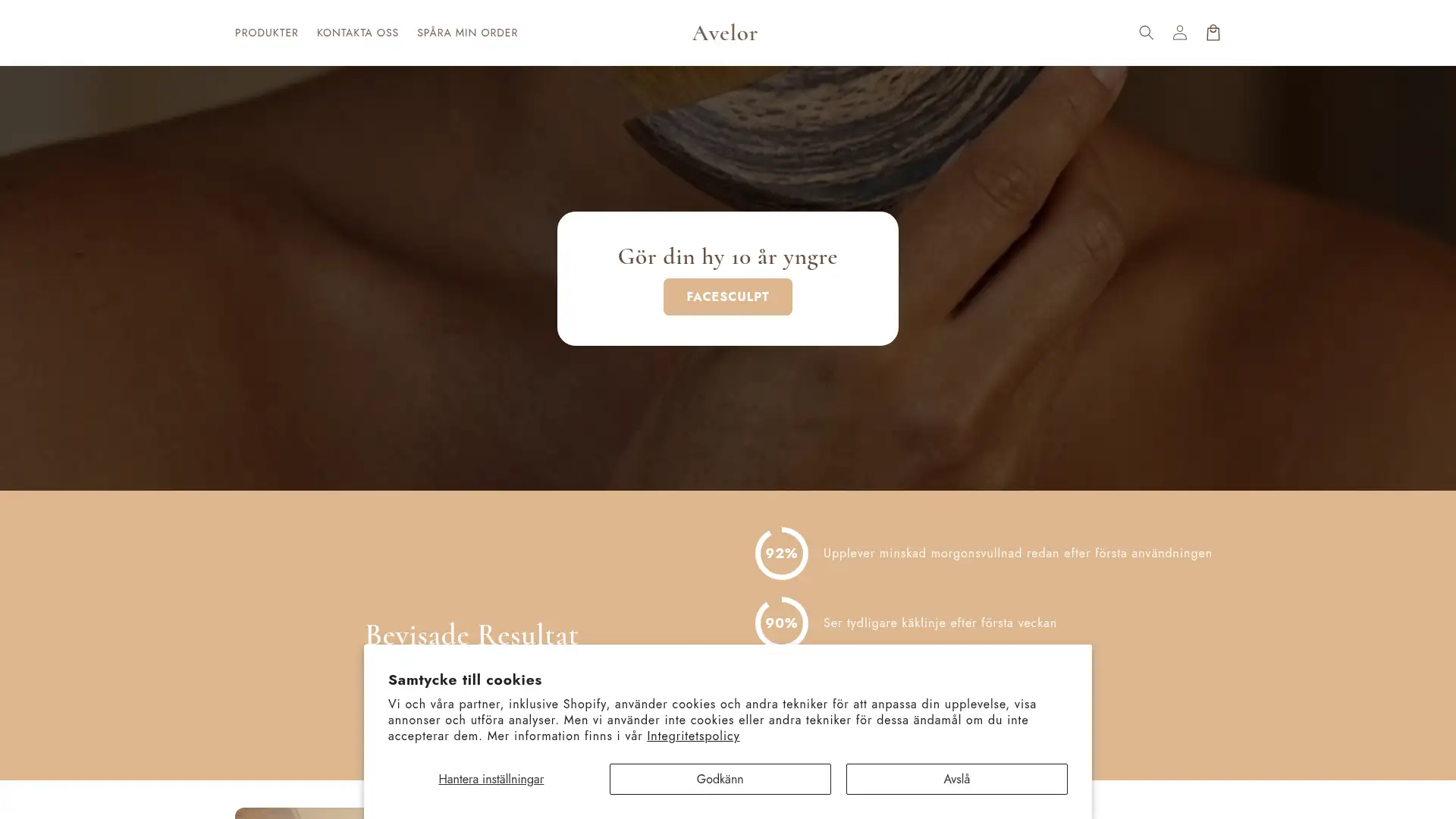 avelor.se screenshot