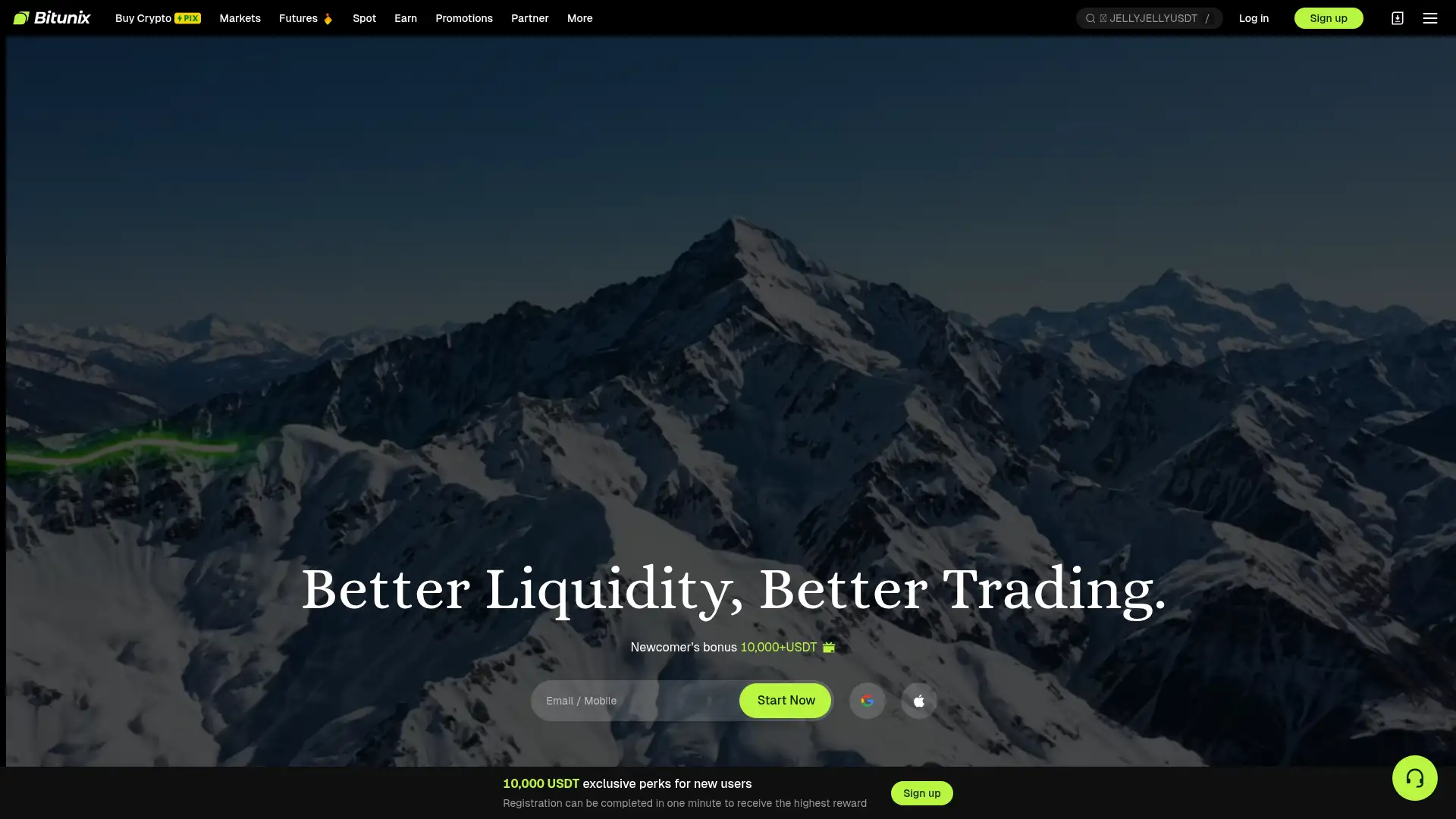 bitunix.com screenshot