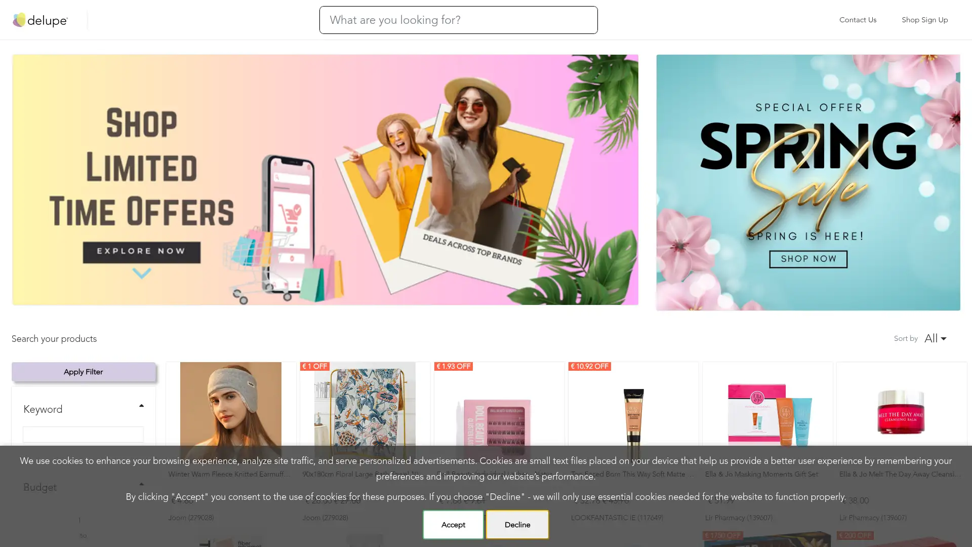 delupe.ie screenshot