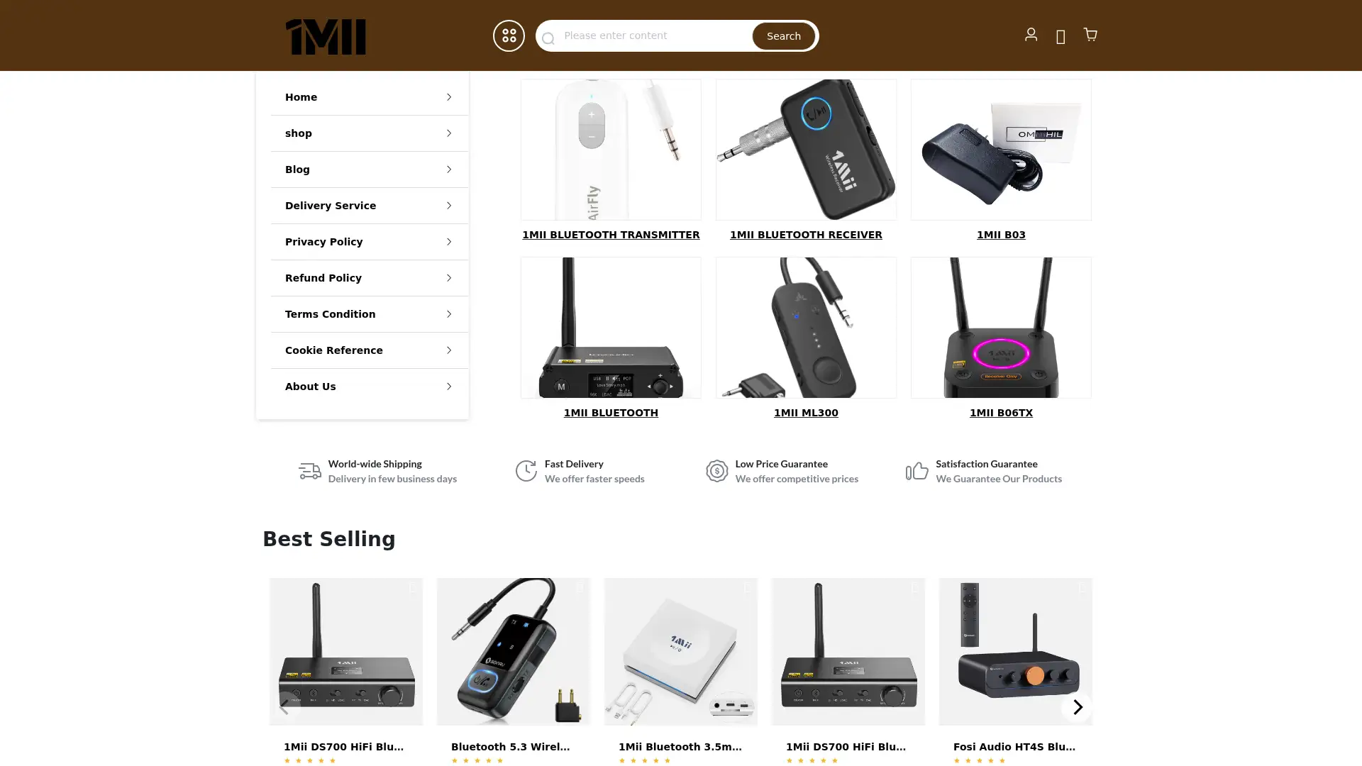 1miibluetoothworld.shop screenshot