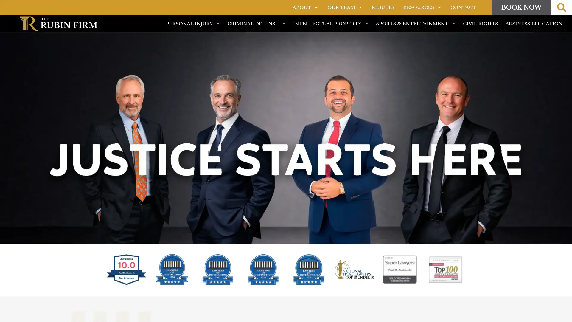 therubinfirm.com screenshot