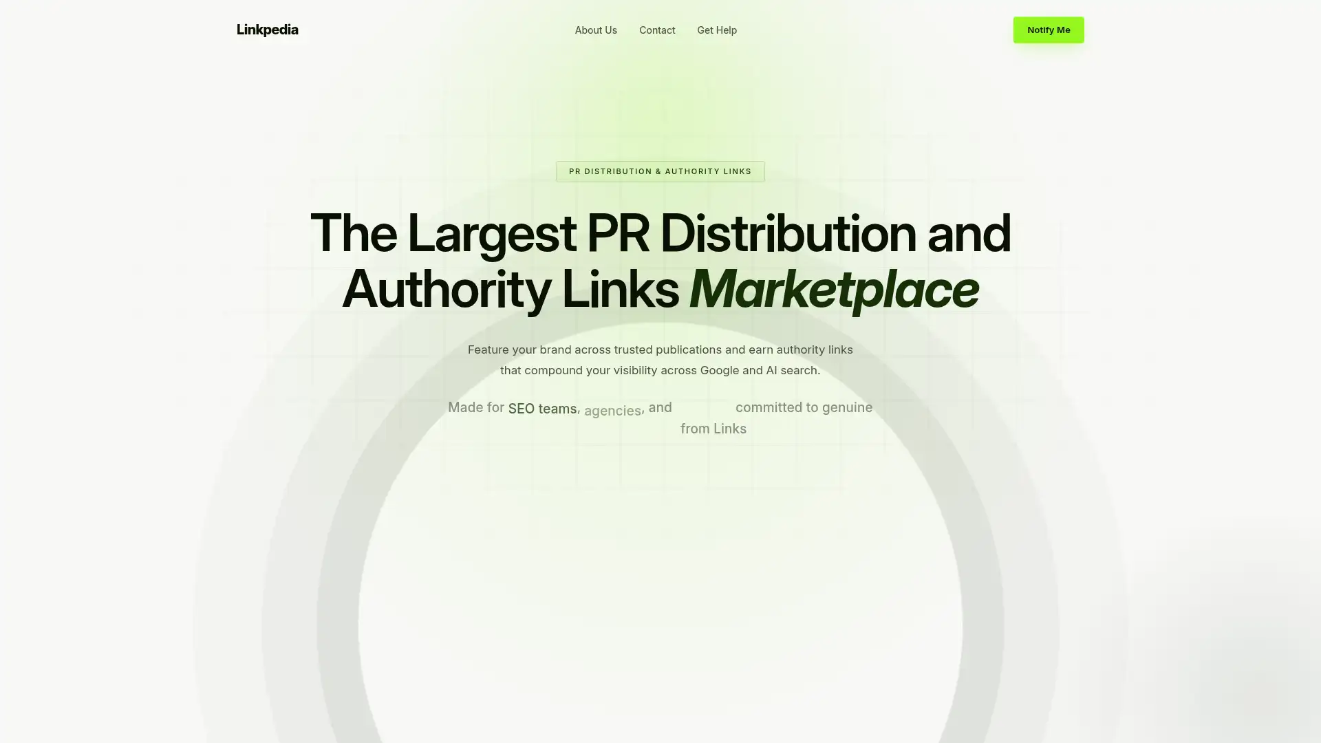 linkpedia.io screenshot