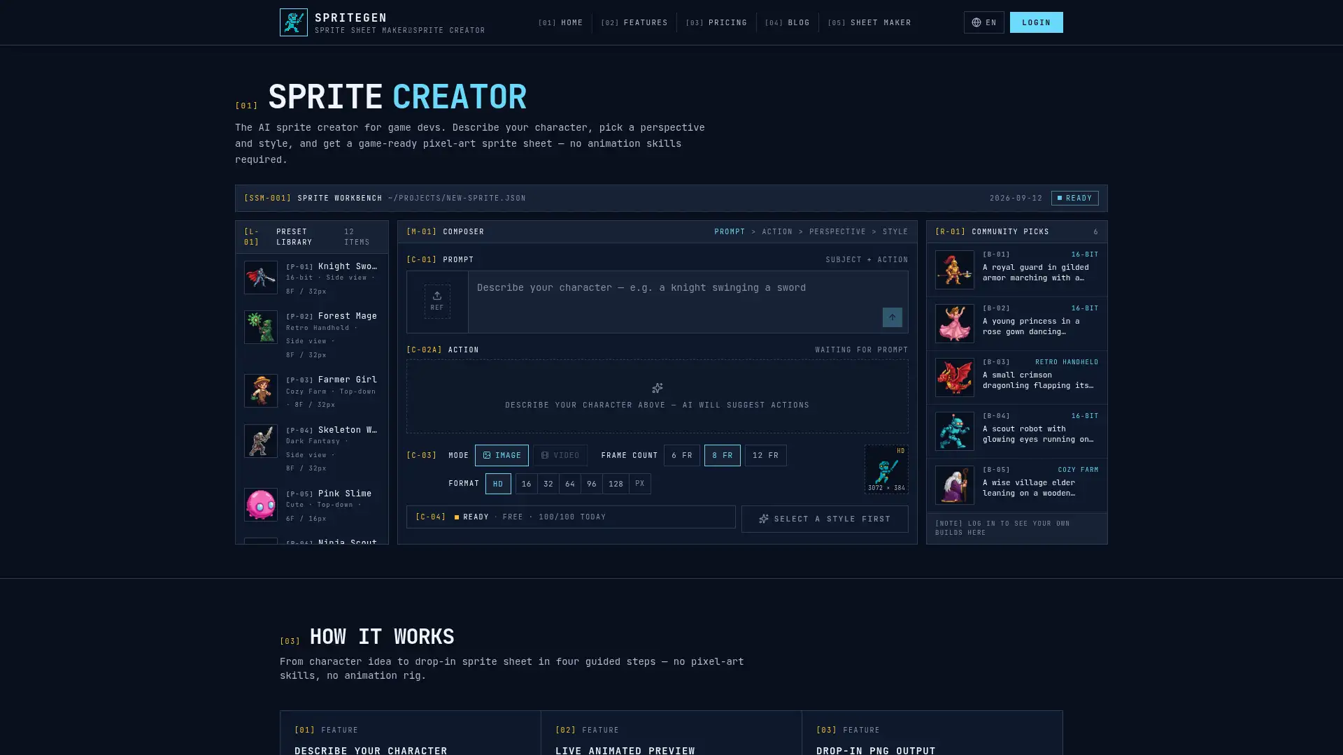 spritegen.ai screenshot