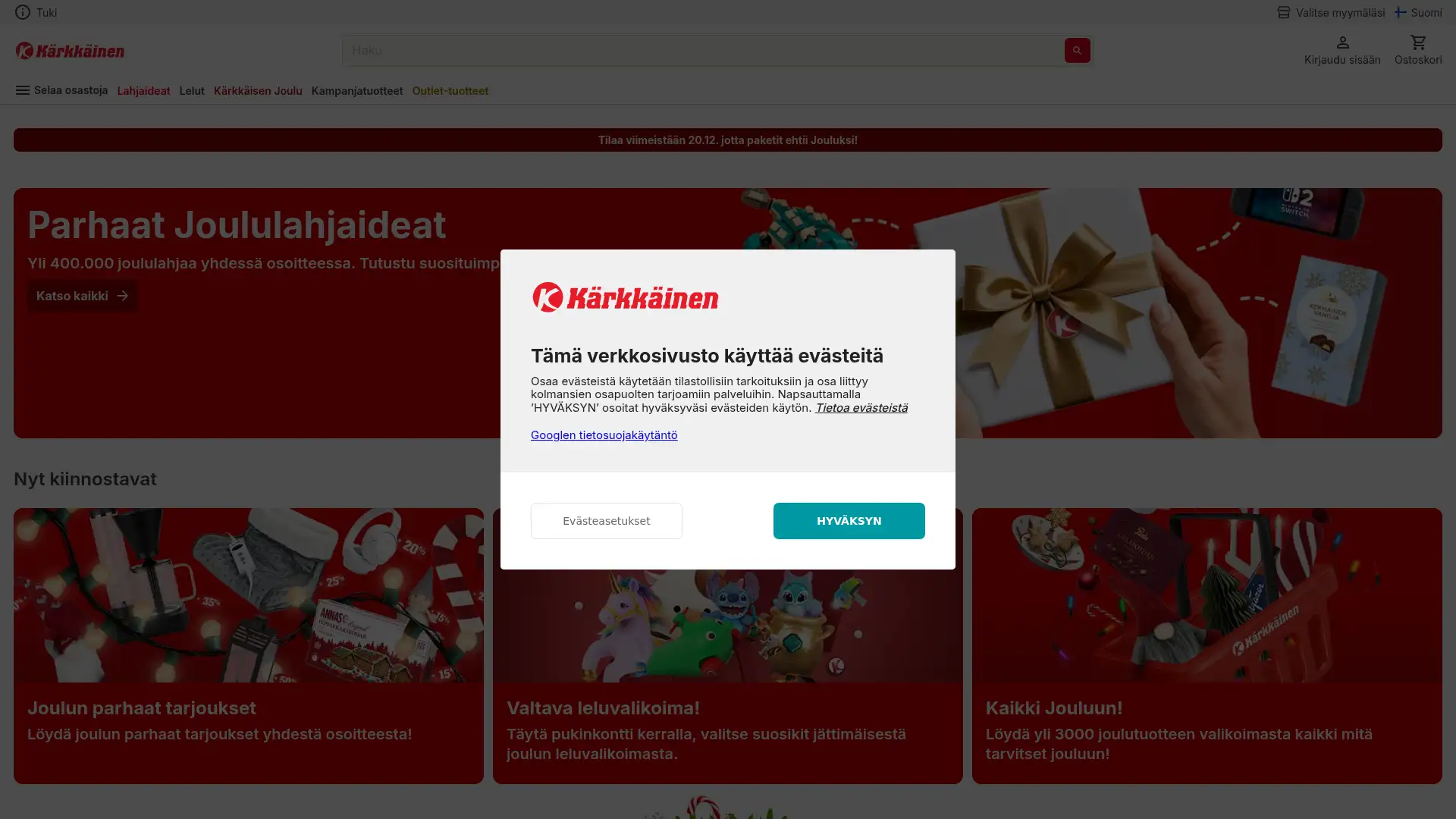 karkkainen.com screenshot