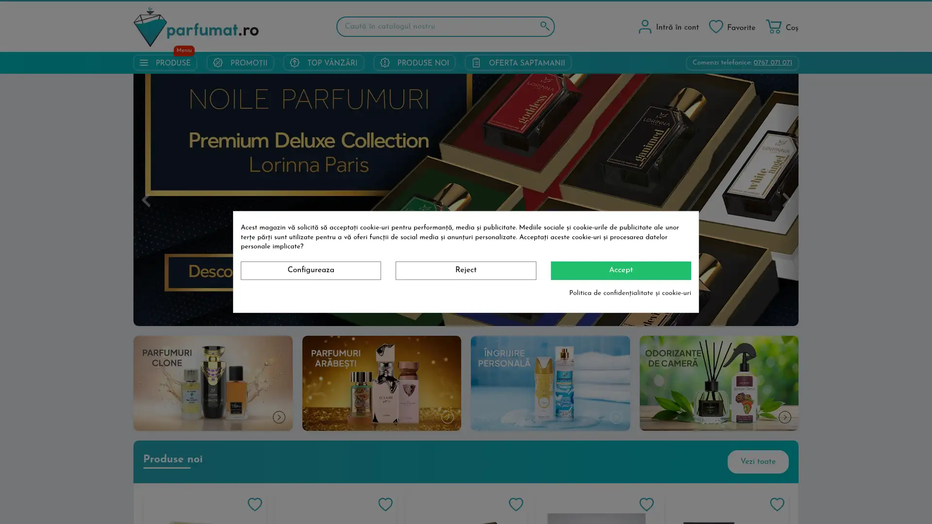 parfumat.ro screenshot