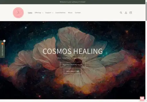 cosmoshealing.co.za screenshot