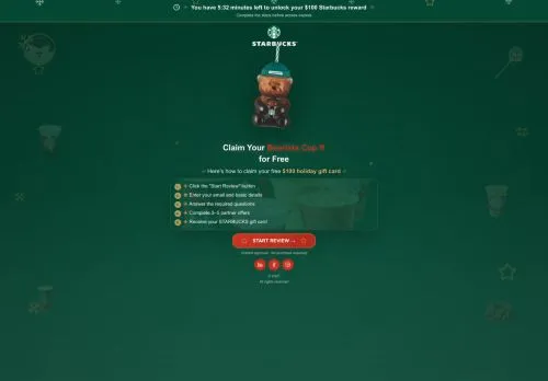 bucksxmas.com screenshot
