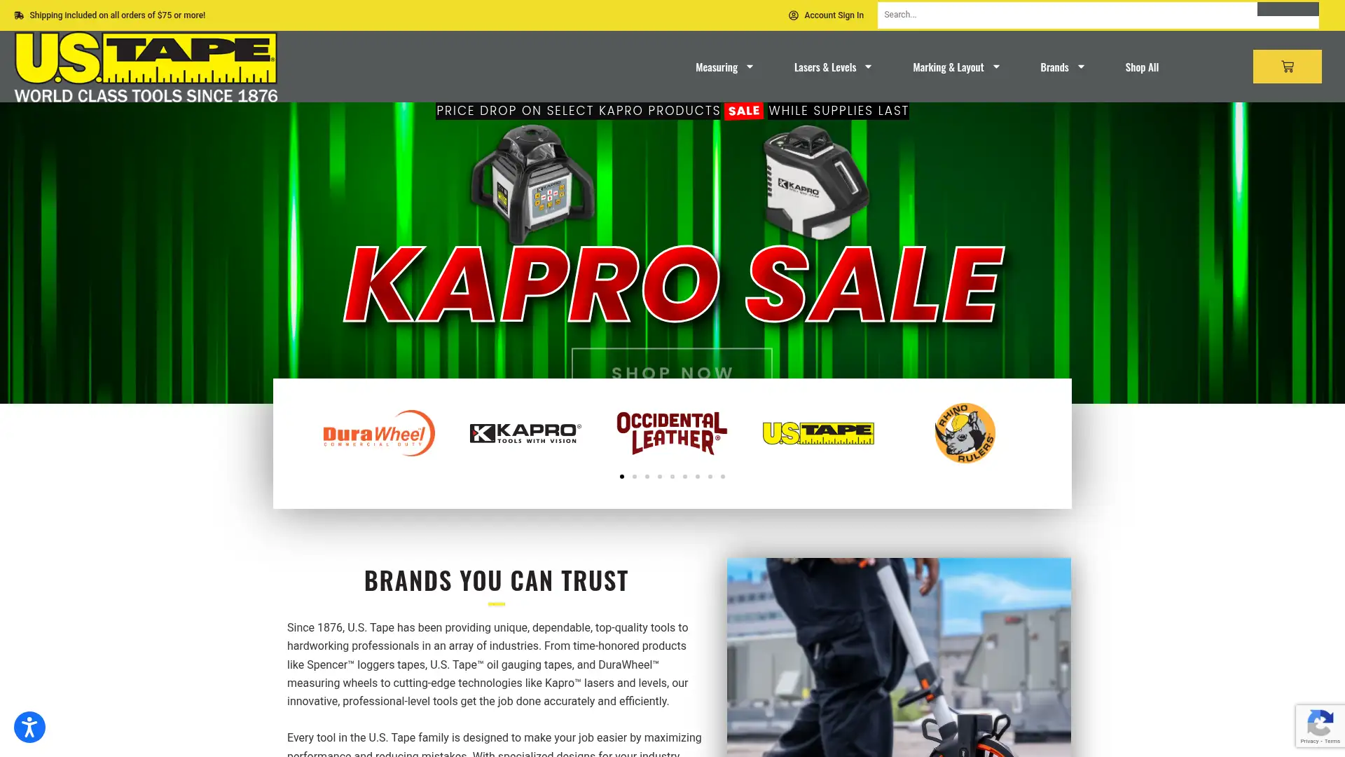 ustape.com screenshot