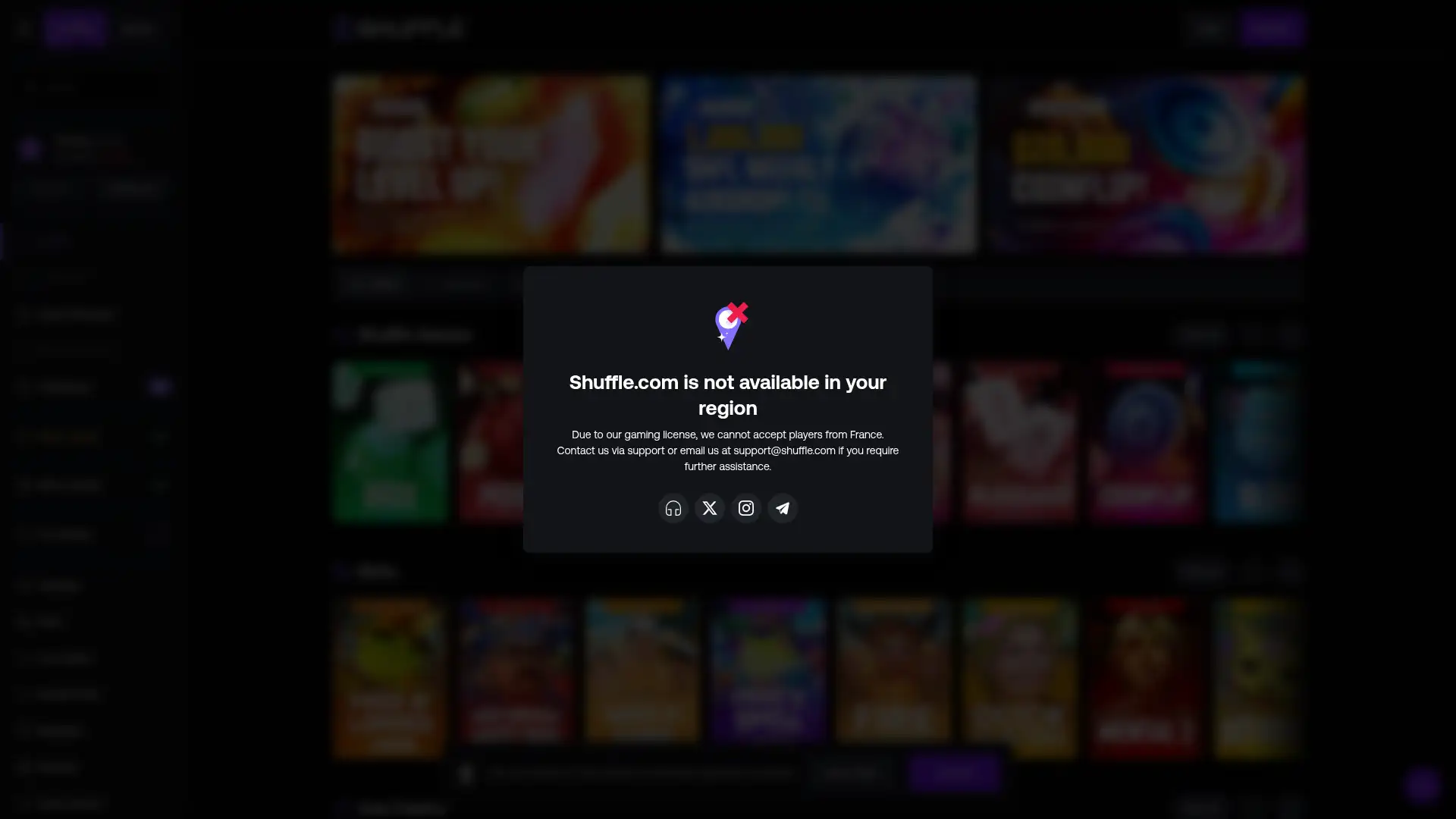 shuffle.com screenshot