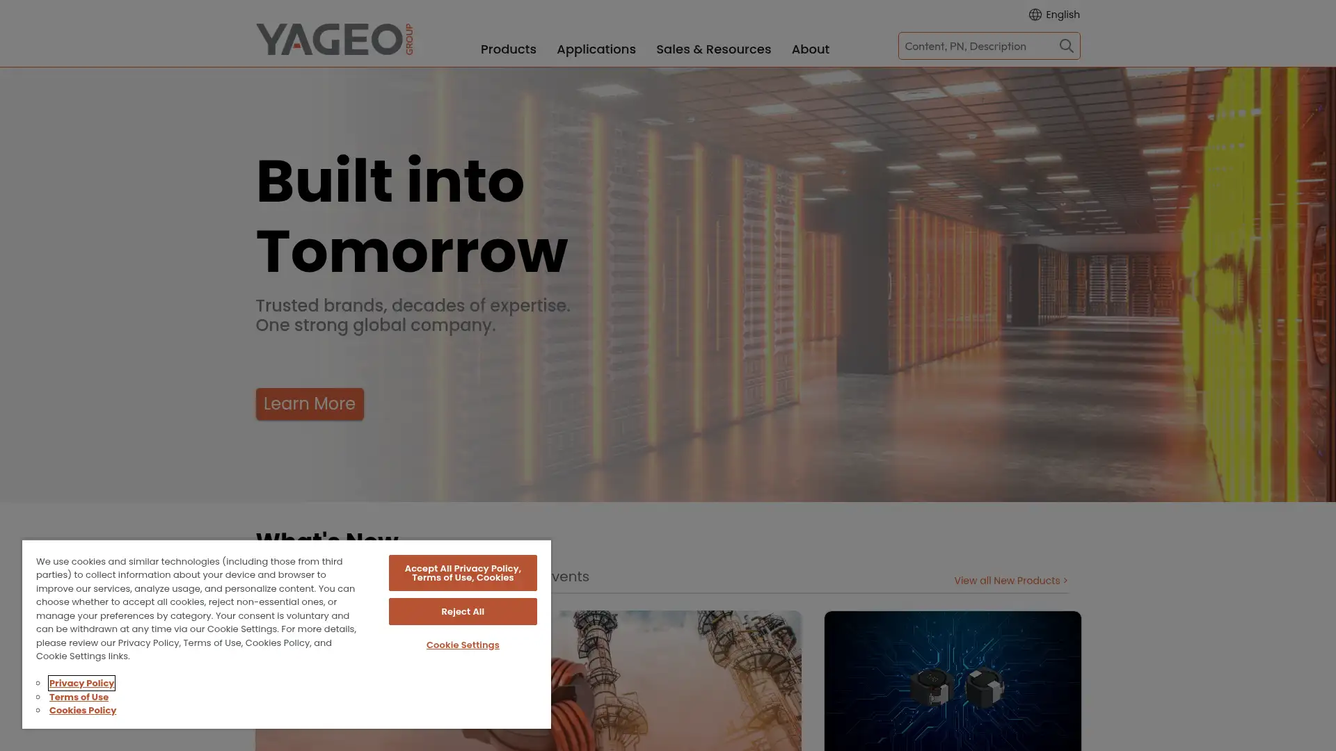 kemet.com screenshot