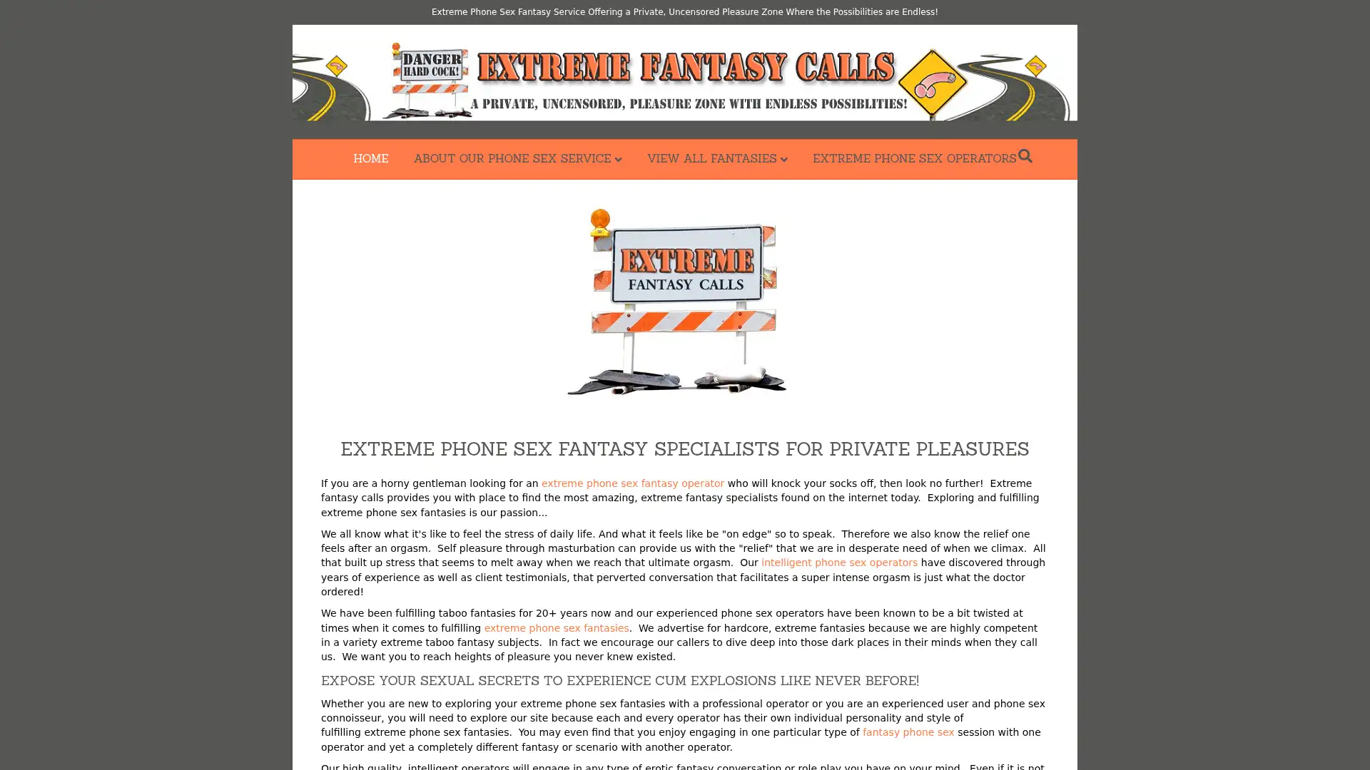 extremefantasycalls.com screenshot