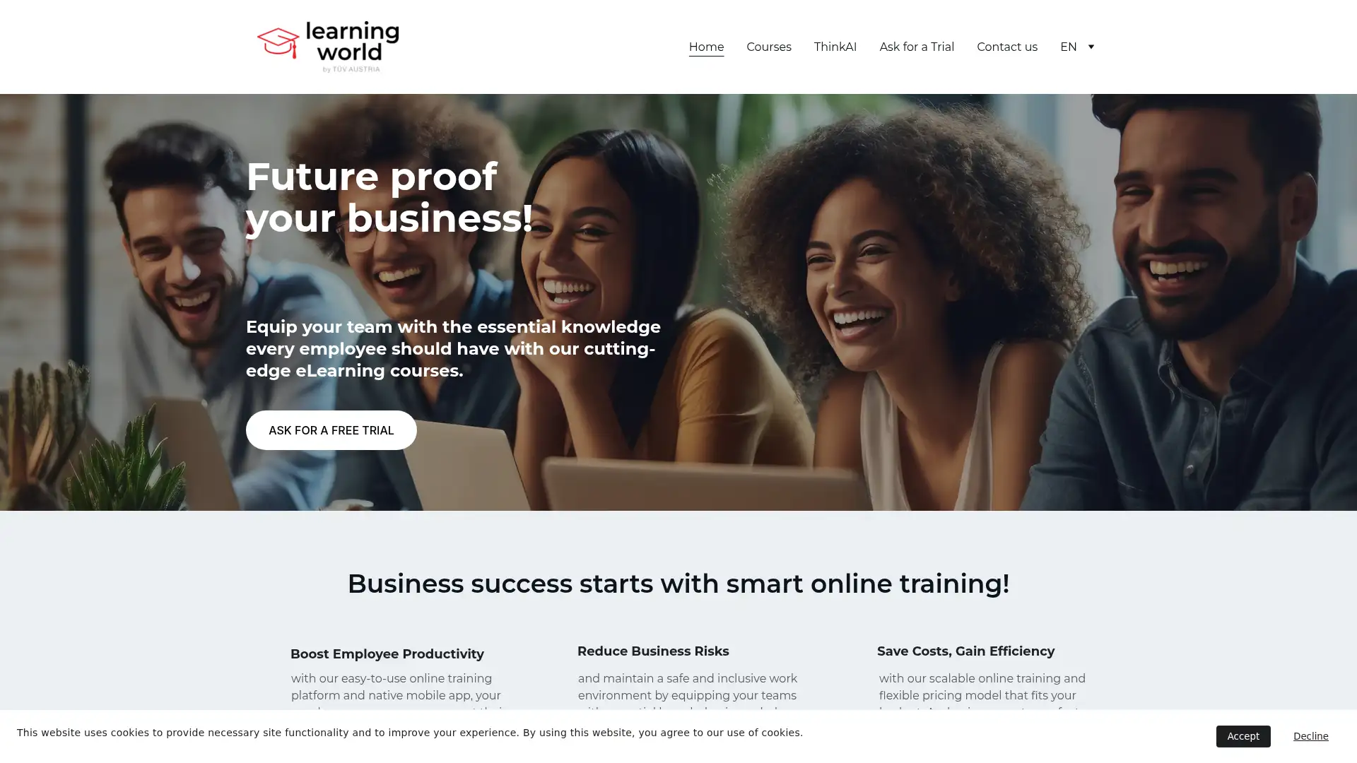 tuvaustrialearningworld.com screenshot