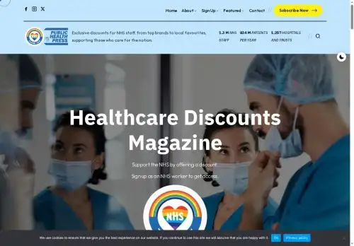 healthcare-discounts.co.uk screenshot