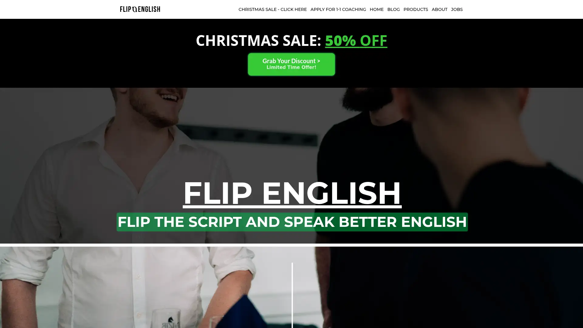 flip-english.com screenshot