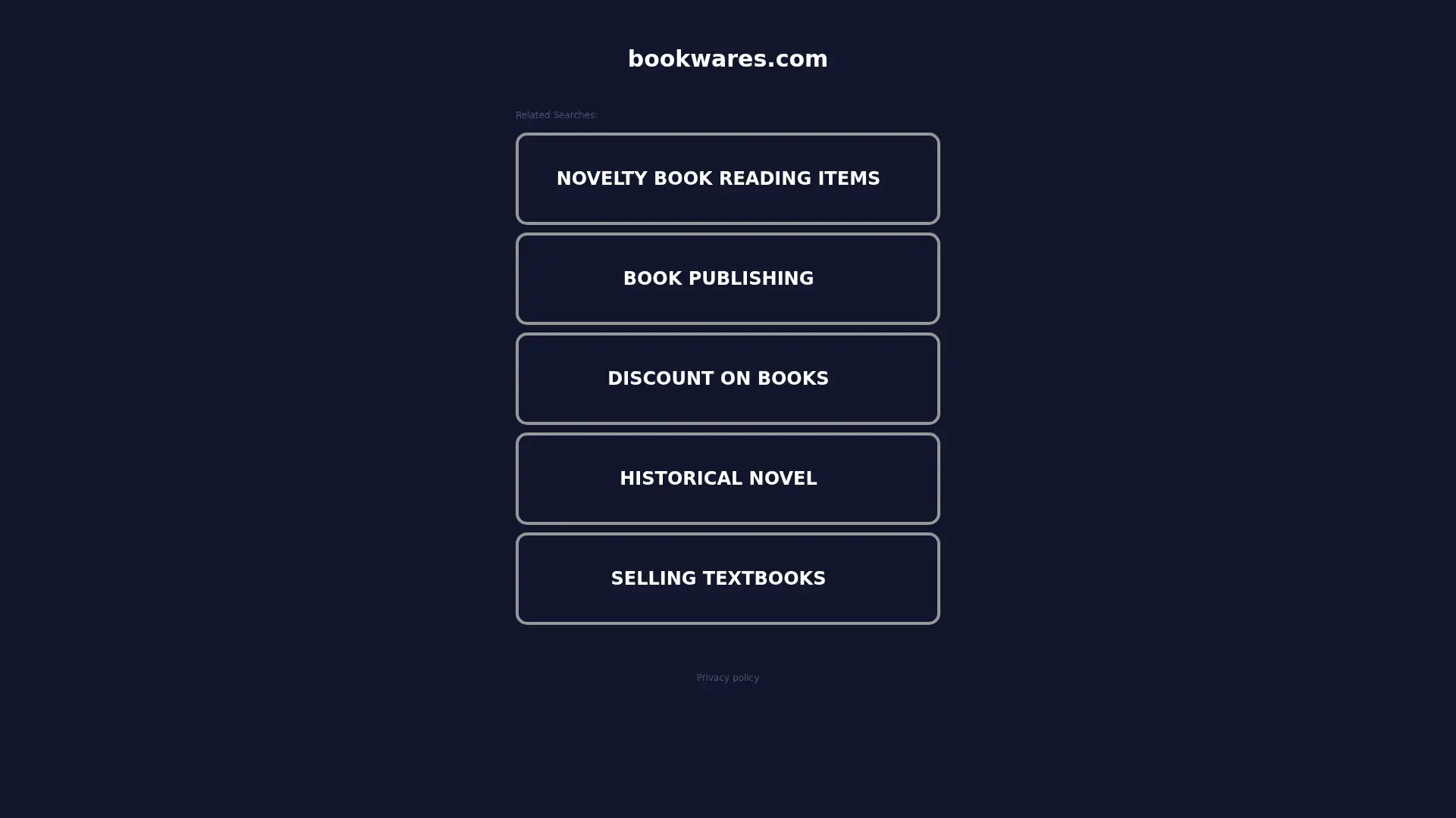 bookwares.com screenshot